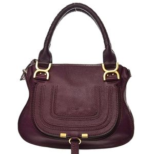 Chloe Marcie Small Satchel Intense Violine Purple